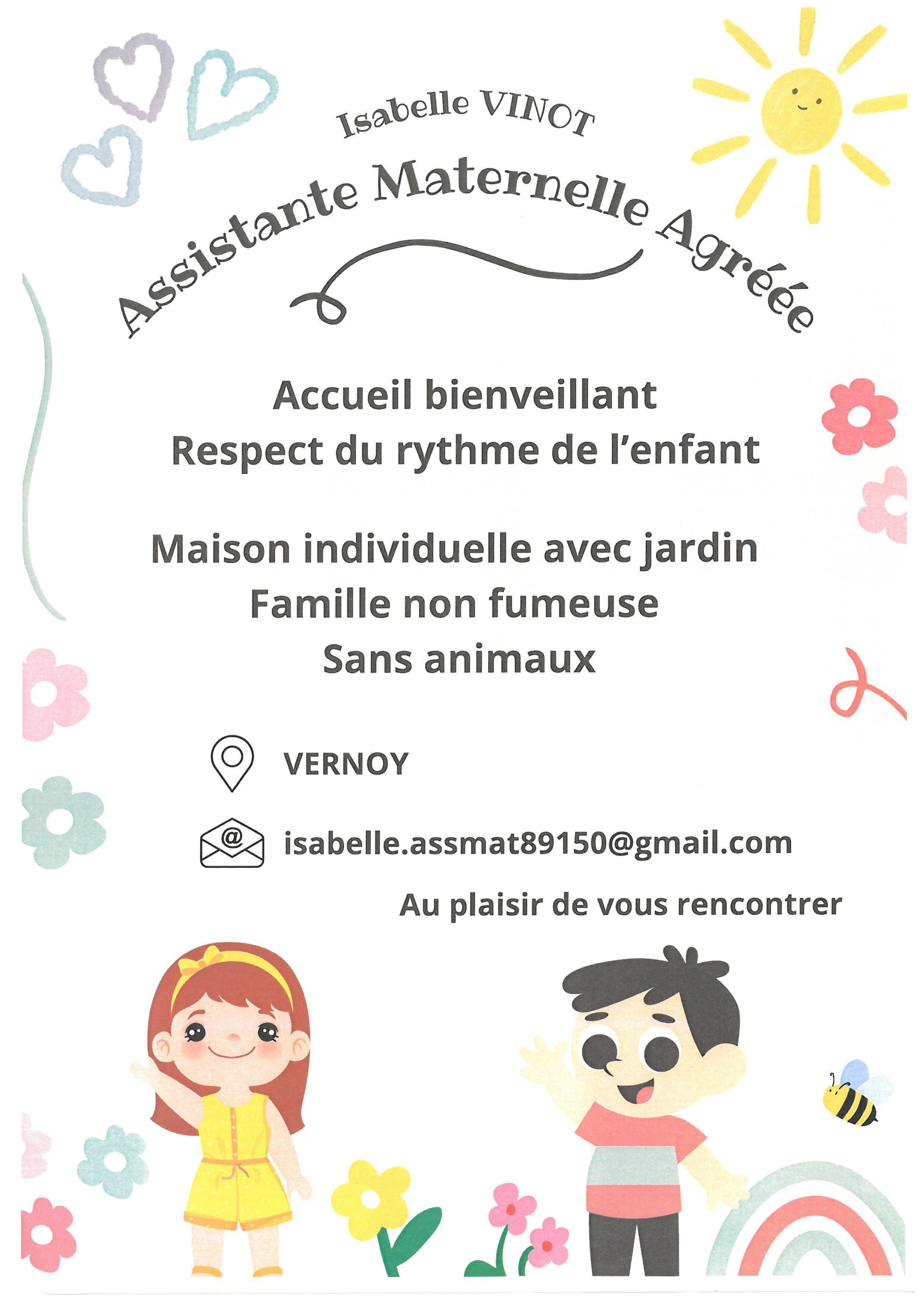 Assistante maternelle Vernoy