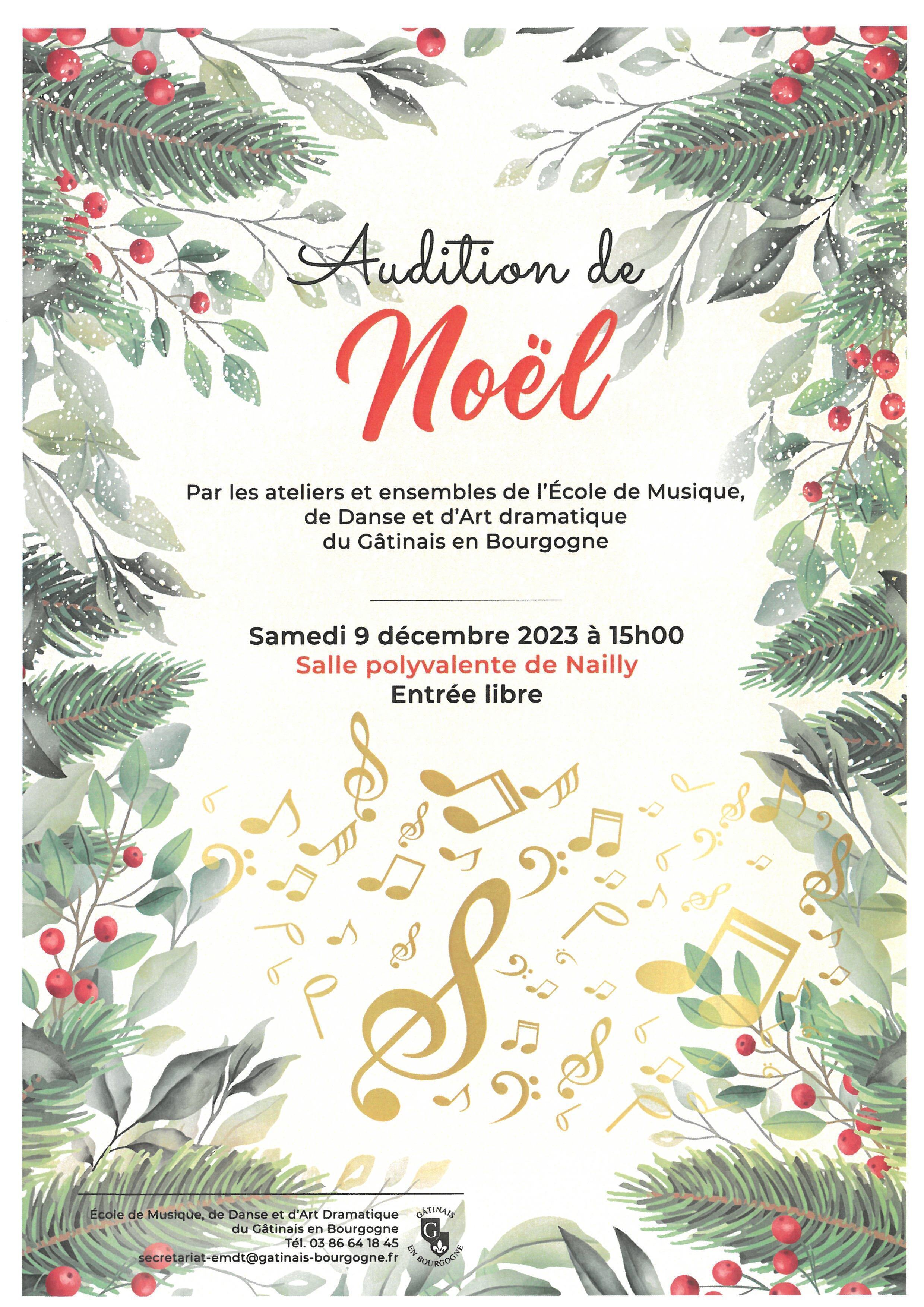 Audition de Noël