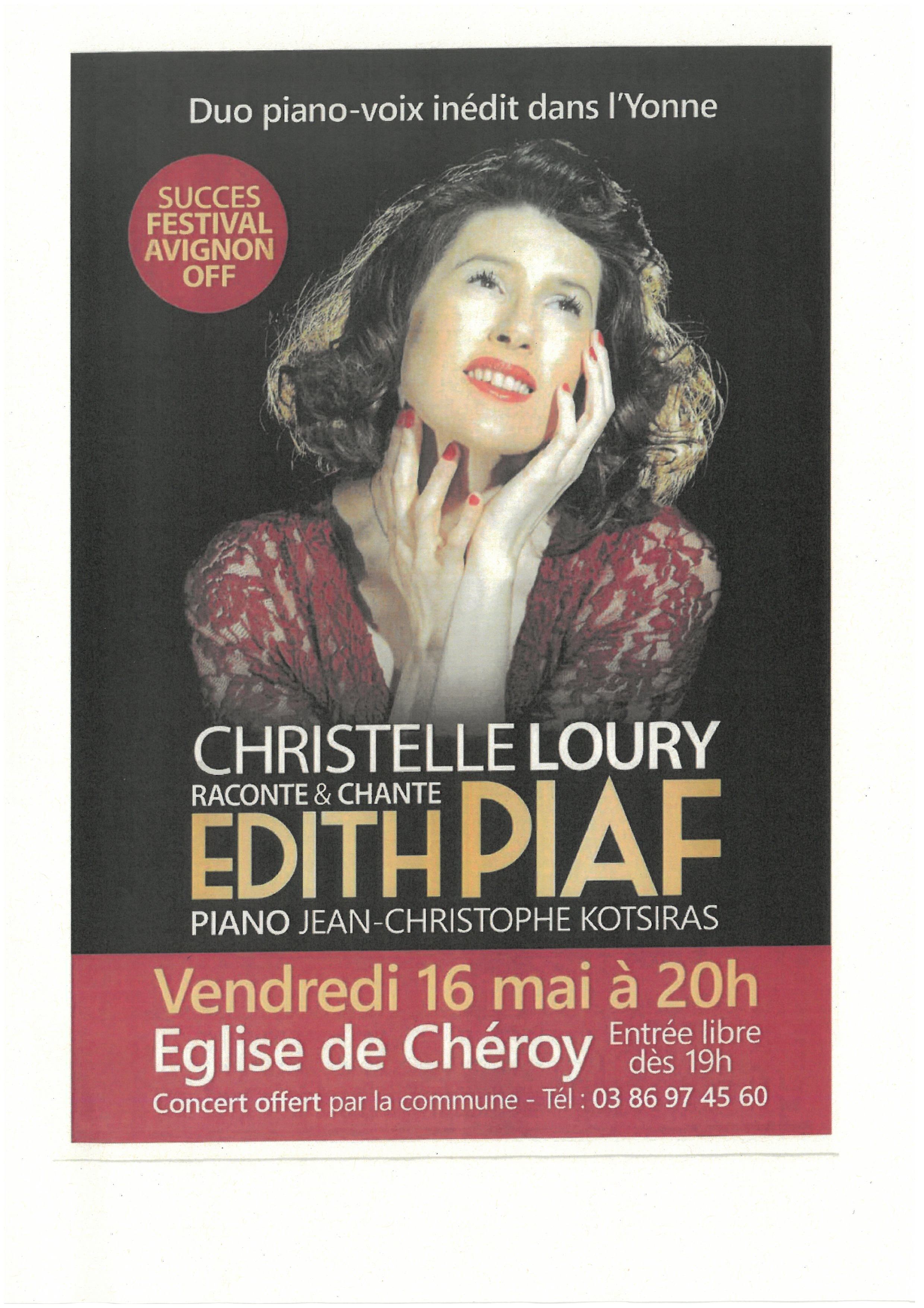 Concert Eglise de Chéroy le 16/05/2025