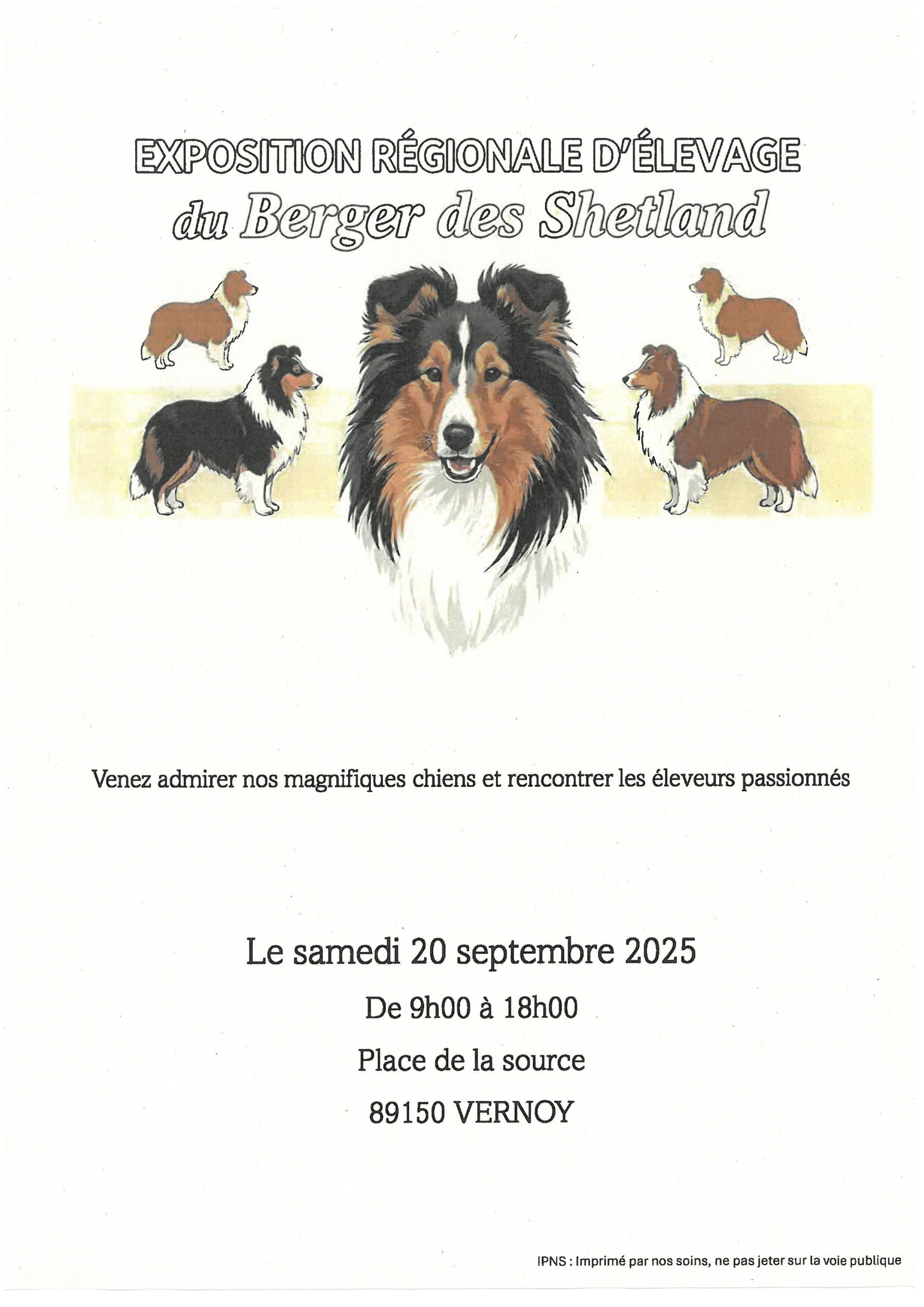 Exposition régionale Vernoy le 20/09/2025