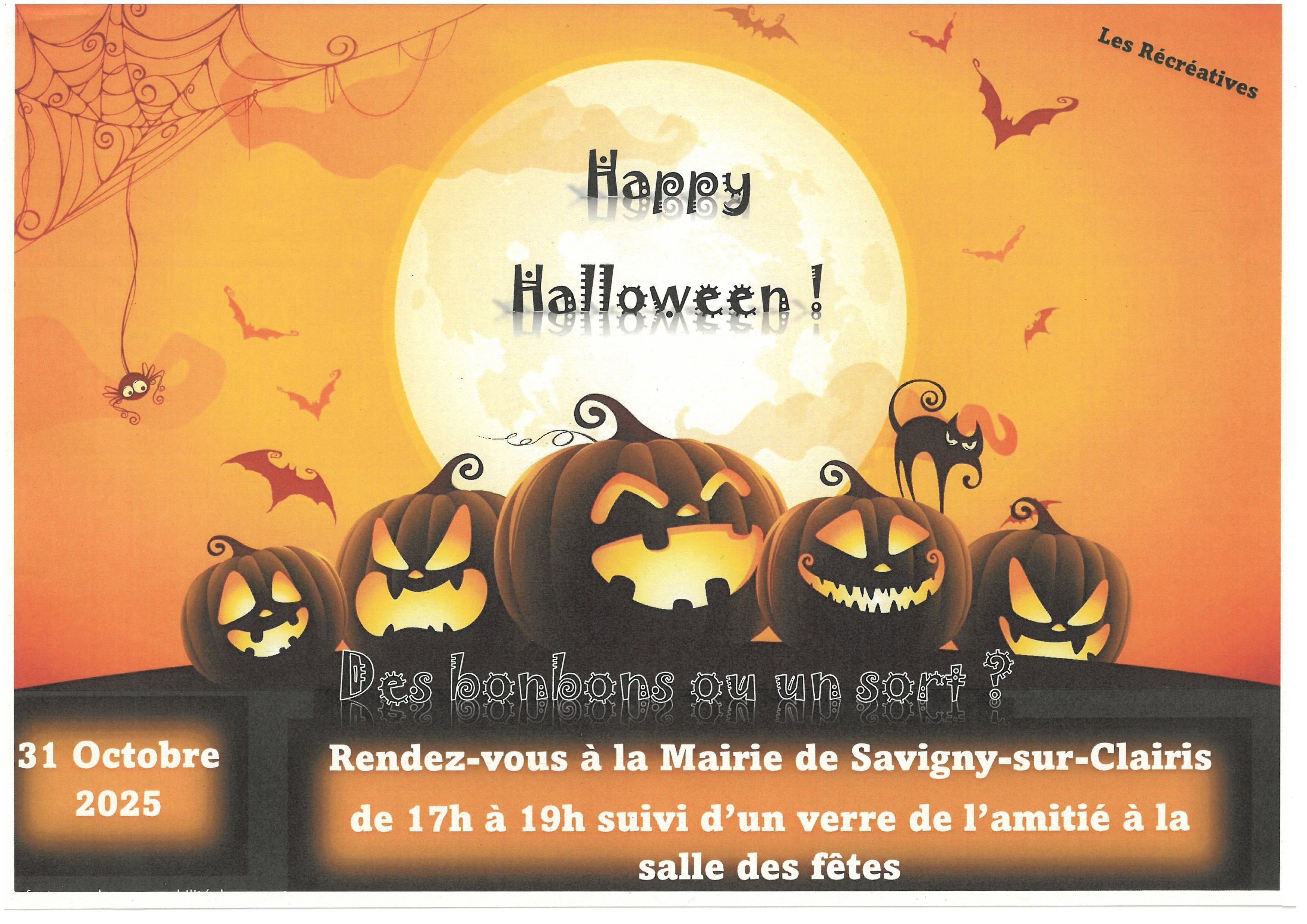 Happy Halloween 31/10 à Savigny