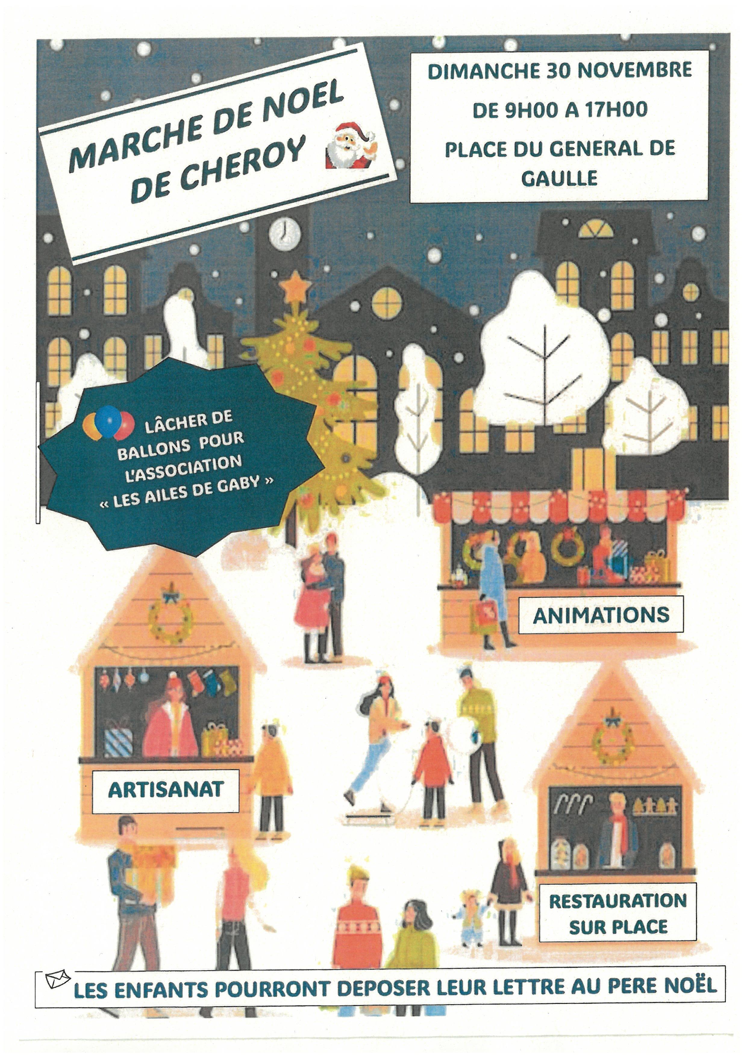 Marché de Noël CHEROY 30/11/2025