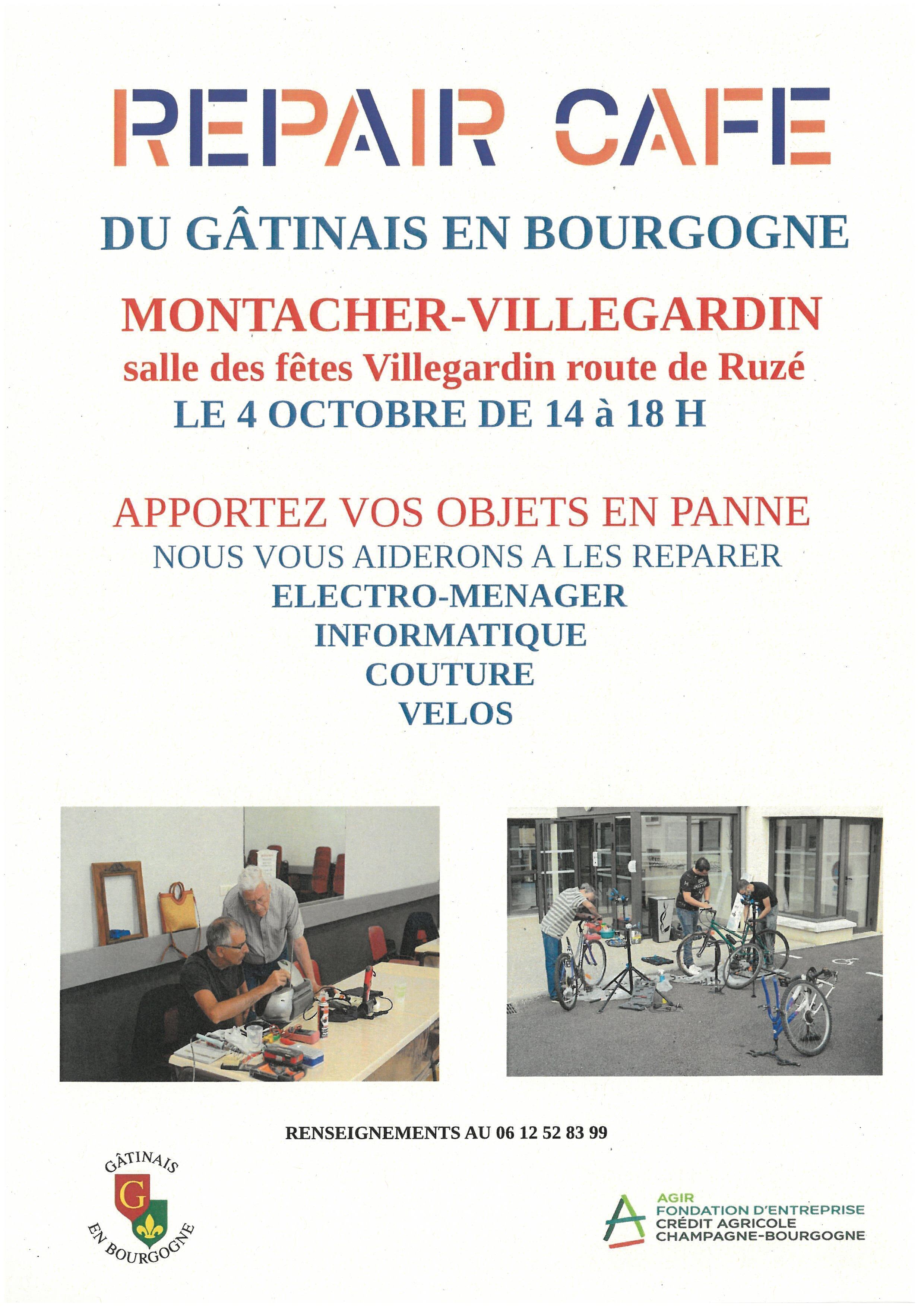 REPAIR CAFE MONTACHER le 4/10/2025