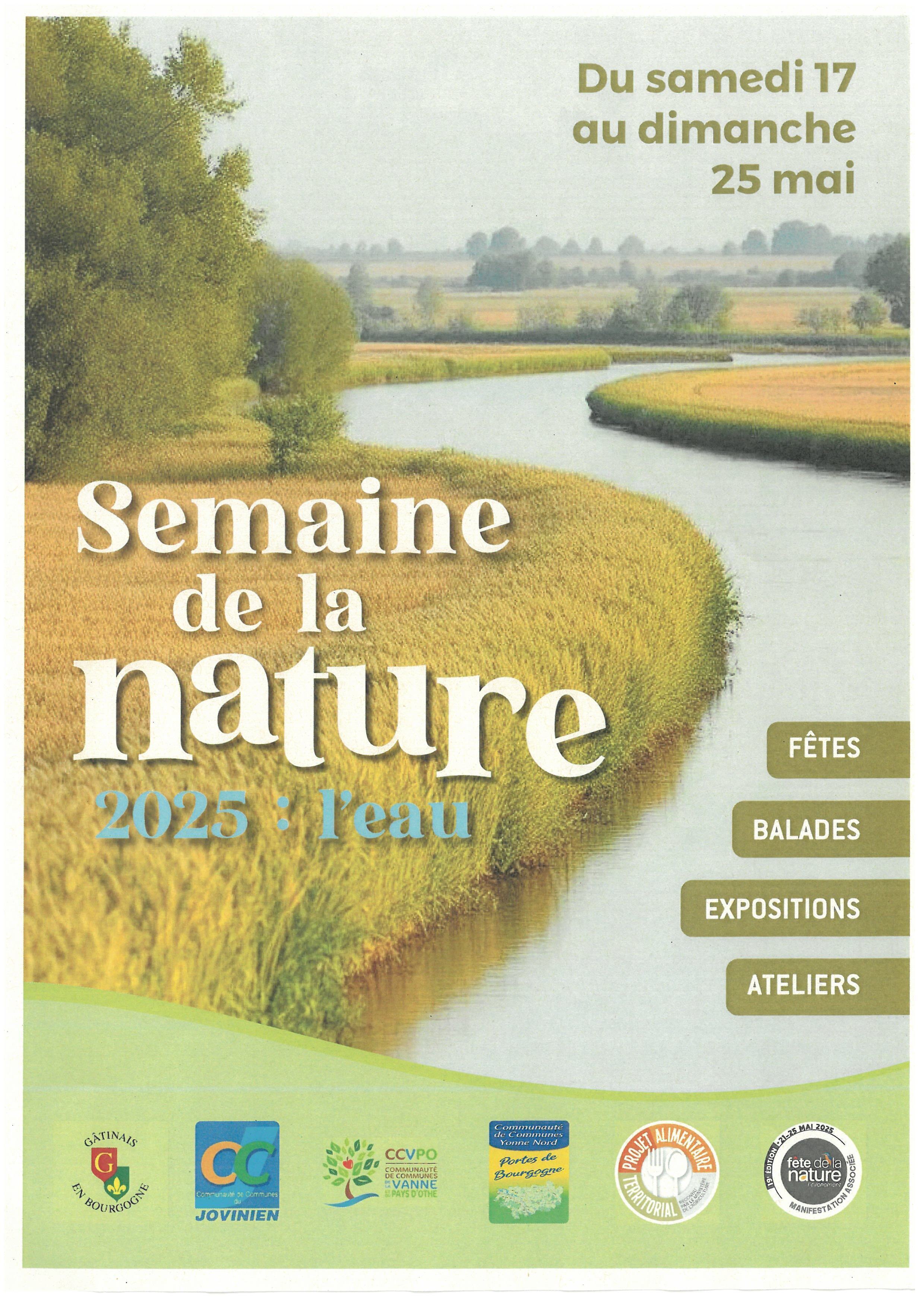 Semaine de la nature du 17 au 25/05