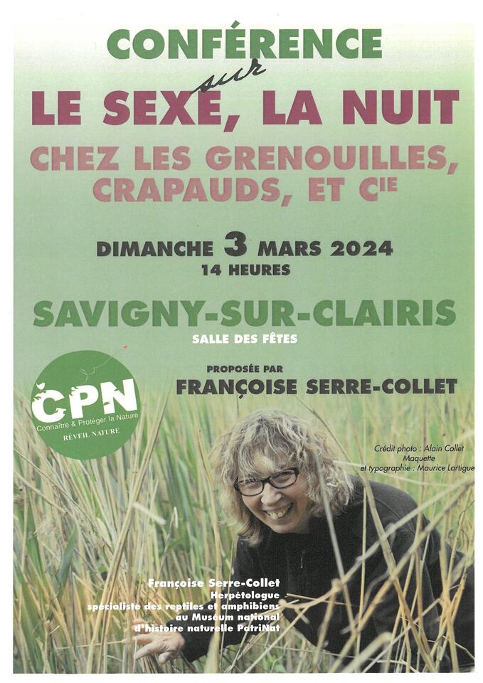 Conférence Savigny/Clairis