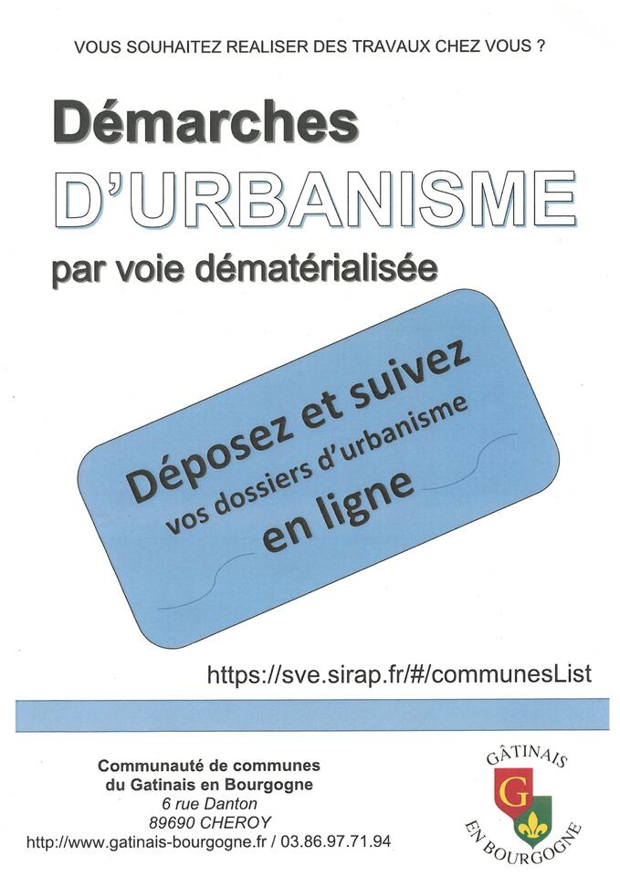 Démarches d'urbanisme