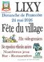 Fête du village Lixy le 24/05