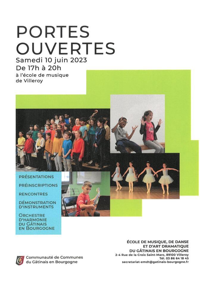 porte ouverte école de musique
