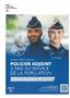 Recrutement Policier Adjoint 22/10/2025