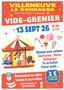 vide grenier Villeneuve la Dondagre le 13/09