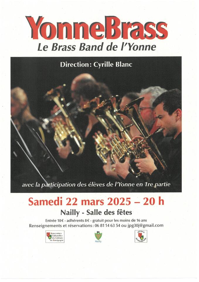Yonne Brass Nailly le 22/03/2025