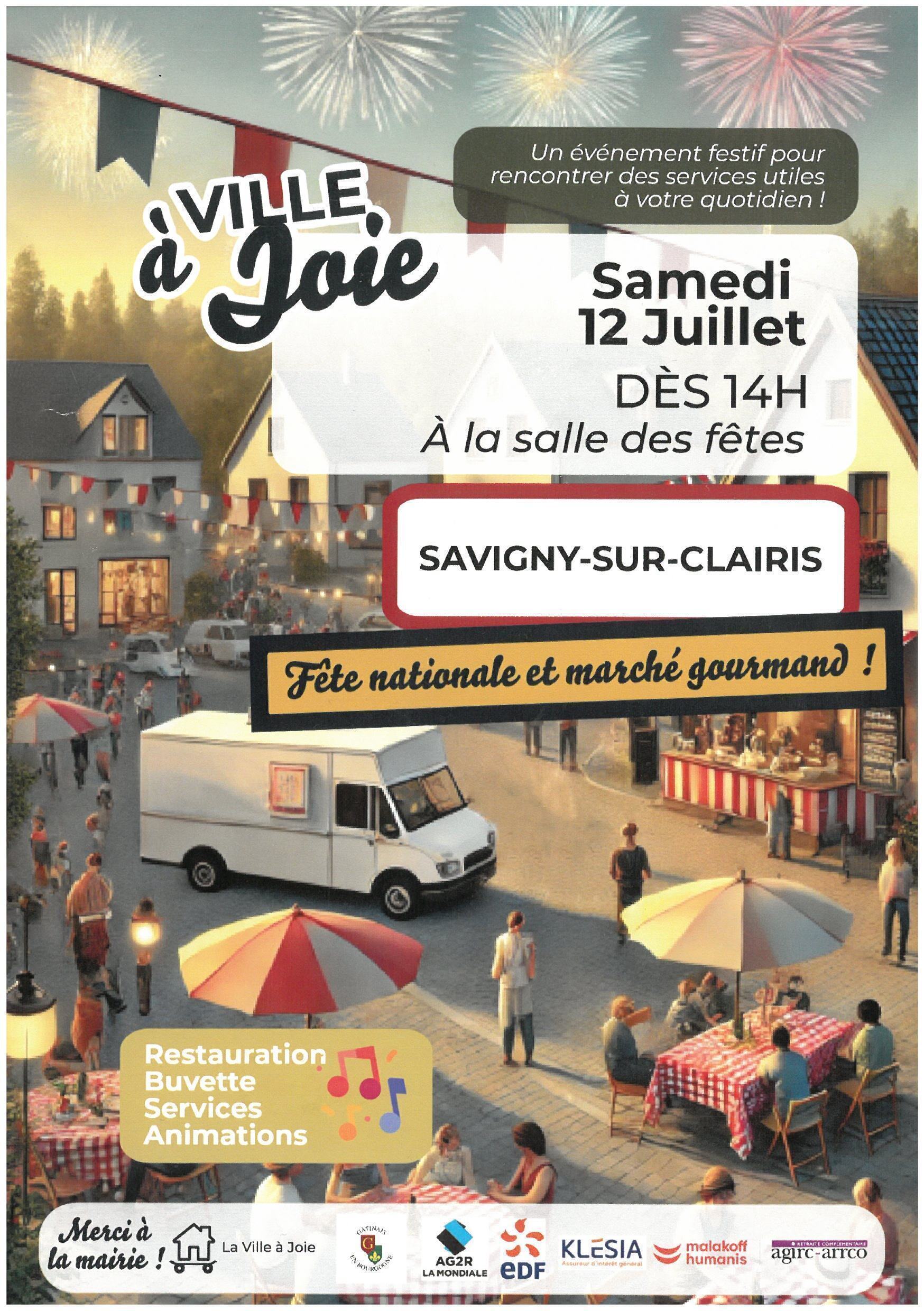 Ville à Joie et Feu d'artifice 2025 12/07